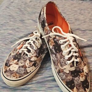 Cat Print Sneakers